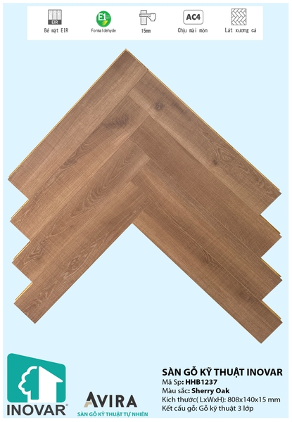 Sàn gỗ kỹ thuật Inovar HHB1237