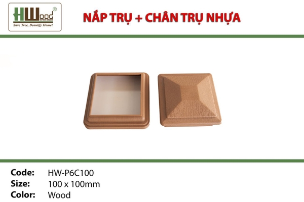 Nắp Trụ HWOOD HWP6C100 Wood