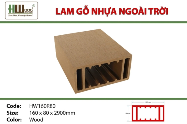 Thanh Lam Hộp HWOOD HW160R80 Wood