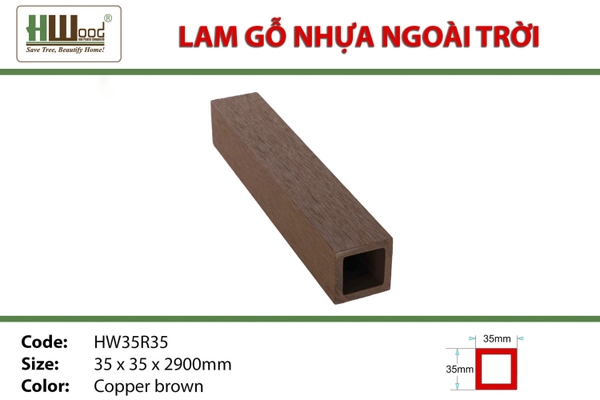 Thanh Lam Hộp HWOOD HW35R35 Copper Brown