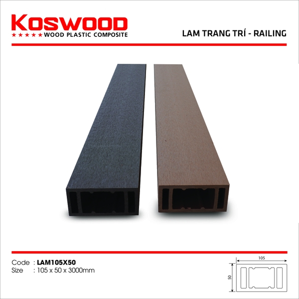 Lam trang trí Koswood LAM105X50