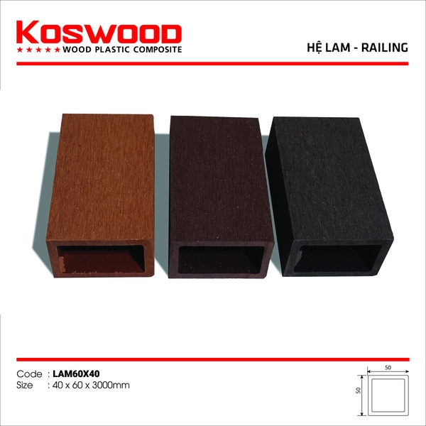 Lam nhựa Koswood LAM60X40