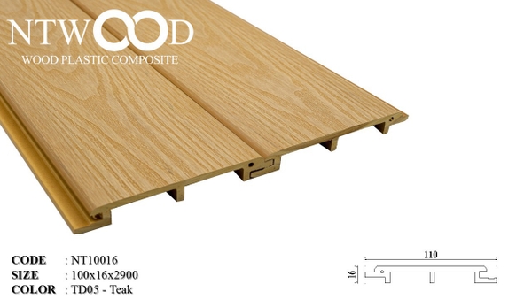 Tấm Ốp Trần, Tường NTWOOD NT10016 TD05-Teak