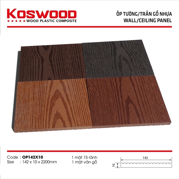 Ốp tường Koswood OP142X10