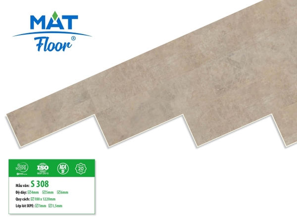 Sàn nhựa hèm khóa MatFloor S308