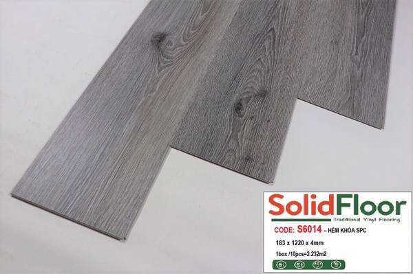 Sàn nhựa hèm khóa Solid Tile S6014