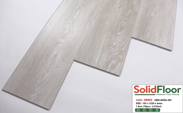 Sàn nhựa hèm khóa Solid Tile S8002