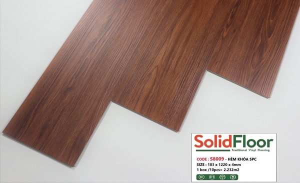 Sàn nhựa hèm khóa Solid Tile S8009