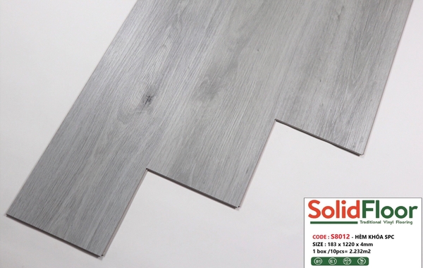 Sàn nhựa hèm khóa Solid Tile S8012