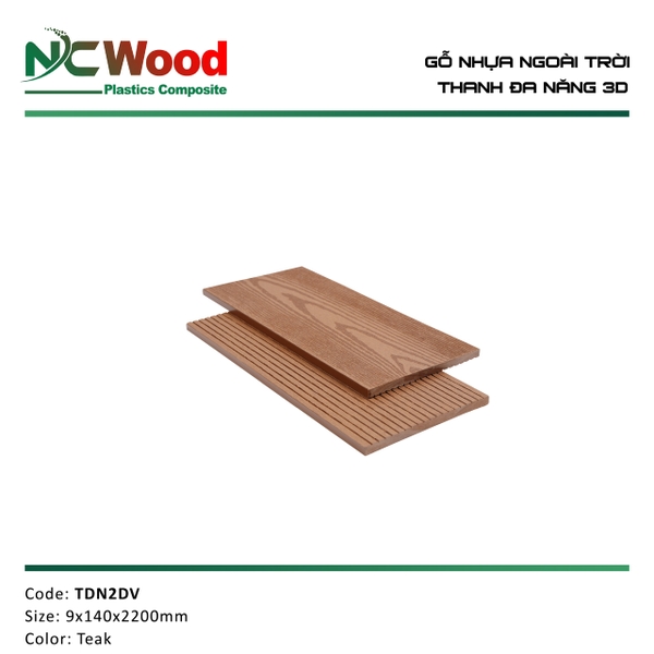 Thanh đa năng 3D NCwood TDN2DV