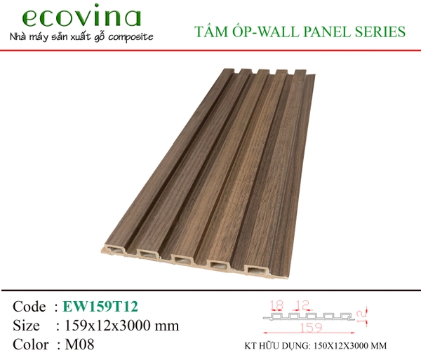 Tấm ốp 5 sóng cao Ecovina M08