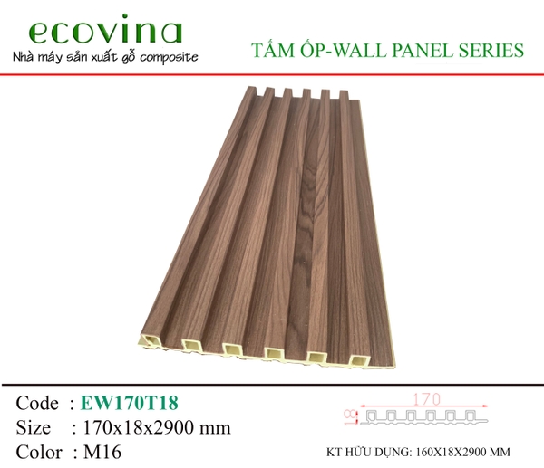 Tấm ốp 5 sóng cao Ecovina M16