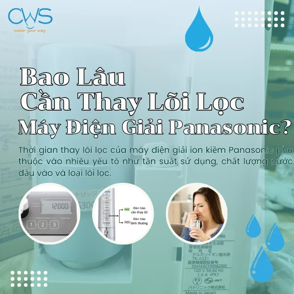 Bao Lâu Cần Thay Lõi Lọc Máy Điện Giải Panasonic