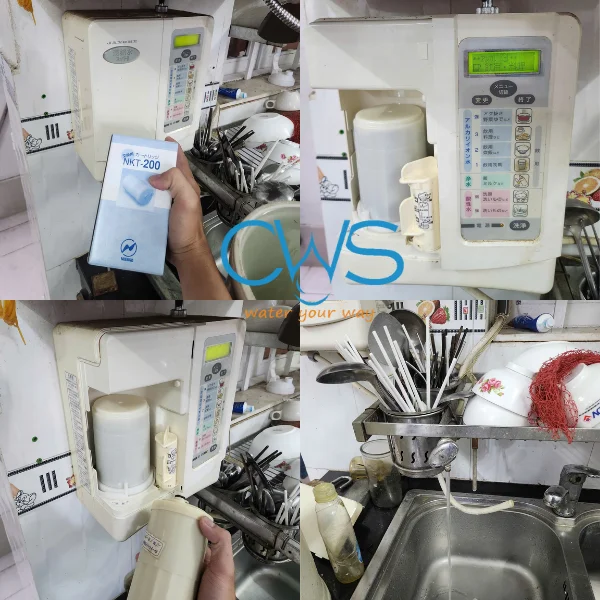 Các Bước Thay Lõi Lọc Máy Ion Kiềm NKT-200