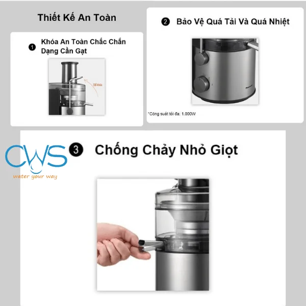 Các Tính Năng Và Lợi Ích Của Máy Ép Trái Cây Panasonic MJ-CB800SRA
