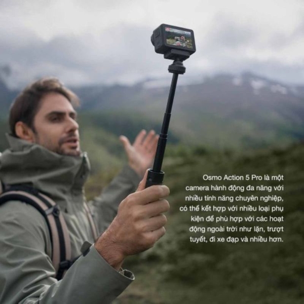 Camera hành động DJI Action 5 Pro Standard phù hợp đa dạng nhu cầu sử dụng