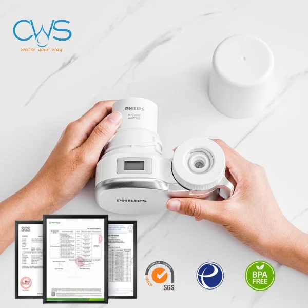 Bộ lọc nước tại vòi Philips AWP3705P1/90 - Các chứng nhận về chất lượng sức khoẻ
