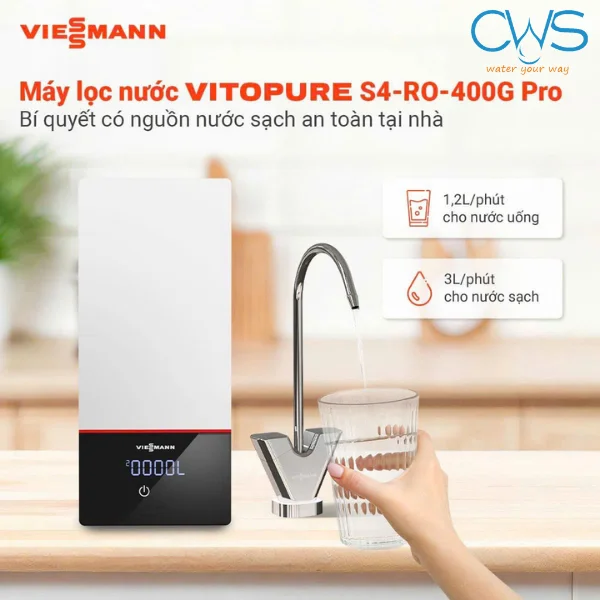 Đánh giá máy lọc nước Vitopure S4-RO-400G Pro cơ chế hoạt động của công nghệ lọc RO