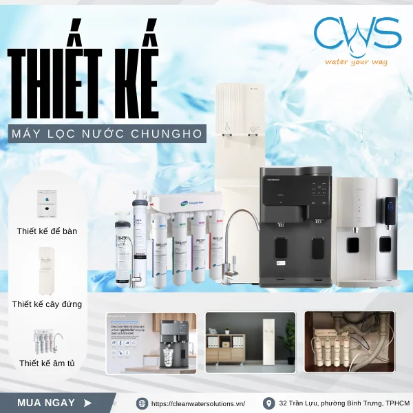 Đánh giá máy lọc nước Chungho sở hữu thiết kế sang trọng, đa dạng
