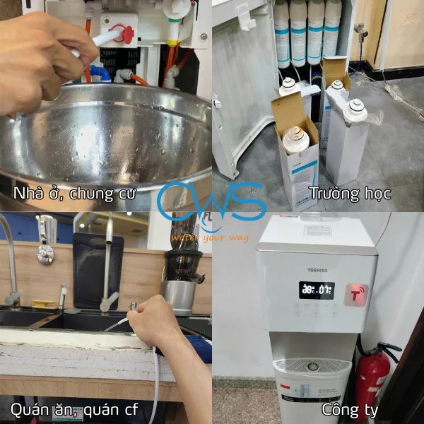 Đối tượng khách hàng phục vụ sửa chữa máy lọc nước