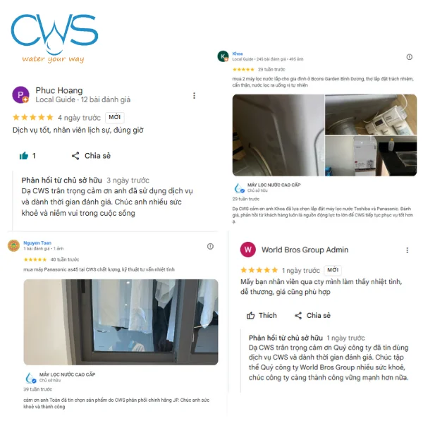 Feedback từ khách hàng đã sử dụng dịch vụ