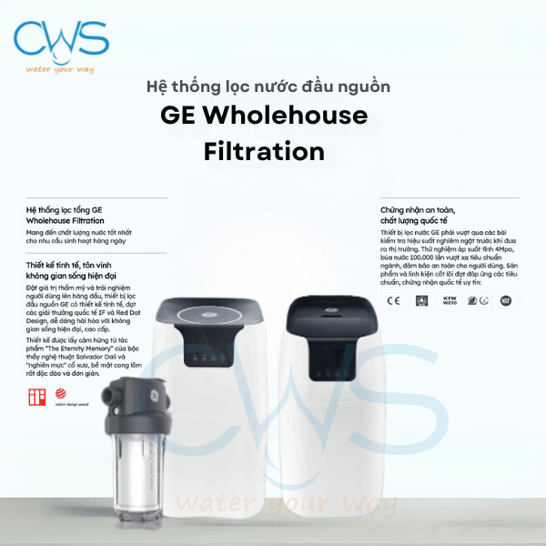 Hệ Thống Lọc Tổng GE WH15A - Giải Pháp Cho Nước Sạch Toàn Diện