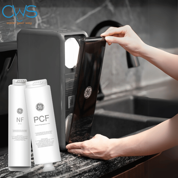 Hệ thống lõi lọc của máy lọc nước GE GN620