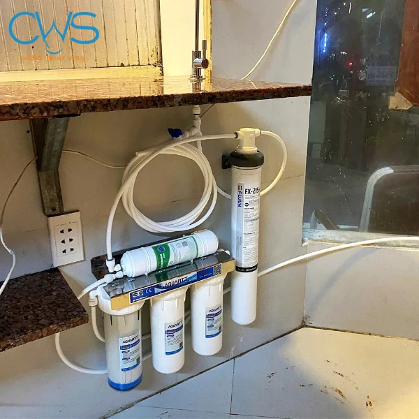 Hình ảnh lắp đặt thực tế máy lọc nước Chungho FLUUX FX21S
