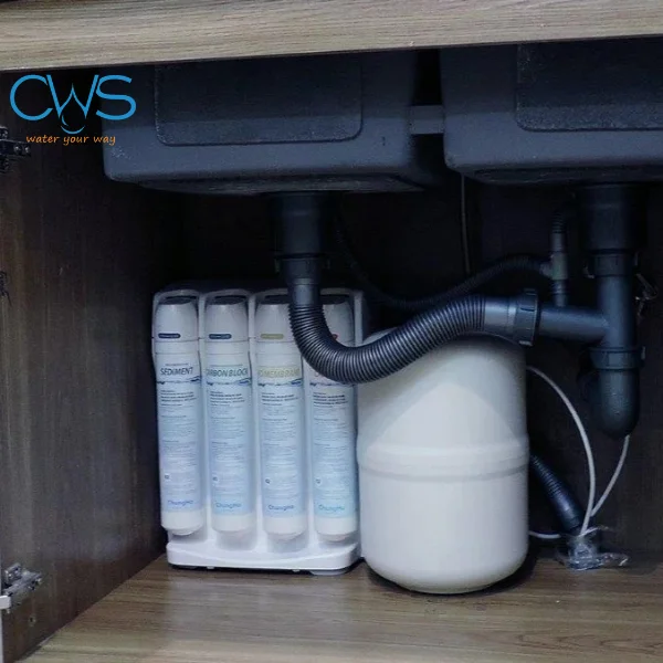 Hình ảnh thực tế lắp đặt máy lọc nước Chungho M9 Undersink