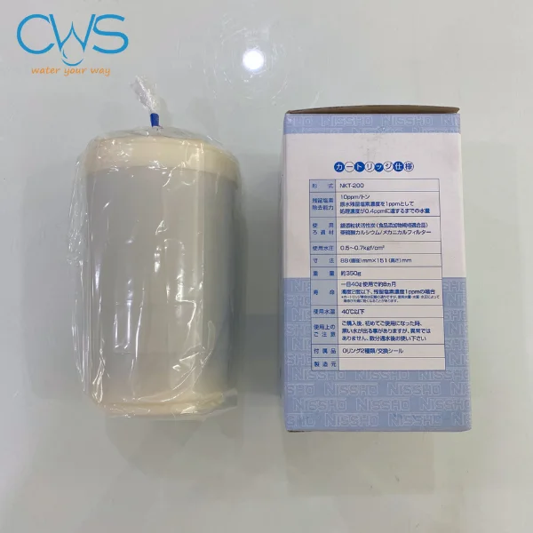 Hình ảnh thực tế lõi lọc nước ion kiềm NKT-200