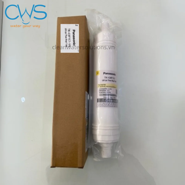 Hình ảnh thực tế lõi lọc thô máy lọc nước Panasonic - Lõi than hoạt tính