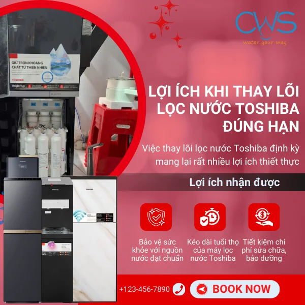 Lợi Ích Khi Thay Lõi Lọc Nước Toshiba Đúng Hạn