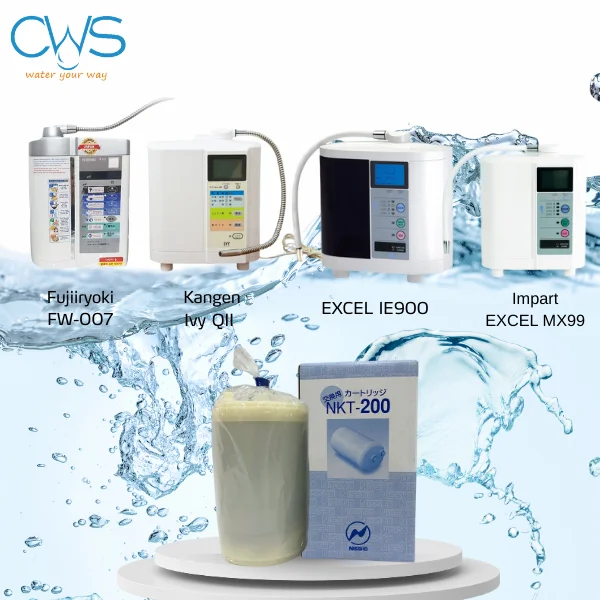 Lõi lọc nước ion kiềm NKT-200 tương thích với các dòng máy điện giải Kangen, Fujiiryoki