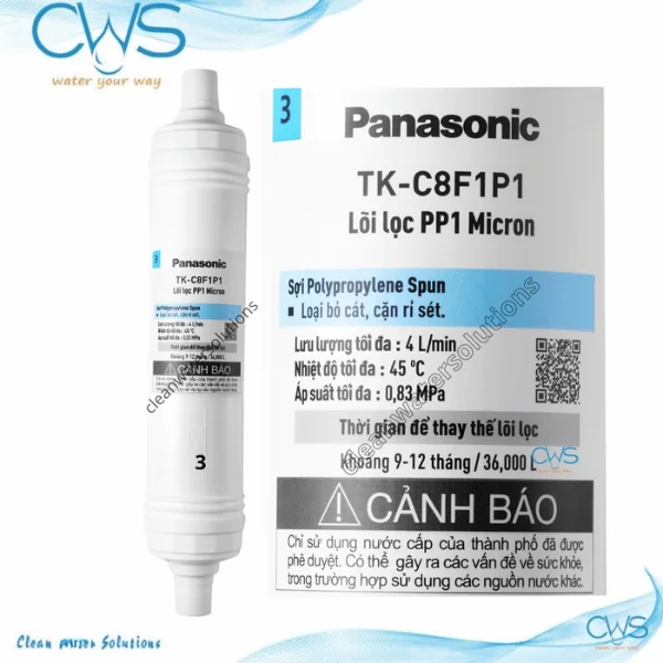 Lõi Lọc Nước Panasonic TK-C8F1P1-VN - Lõi Lọc PP1 Micron