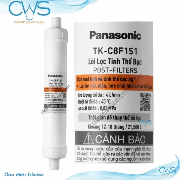 Lõi Lọc Nước Panasonic TK-C8F1S1-VN - Lõi Tinh Thể Bạc
