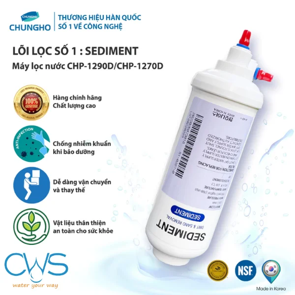 Lõi lọc Sediment 6 Inch Chungho AMBIENT