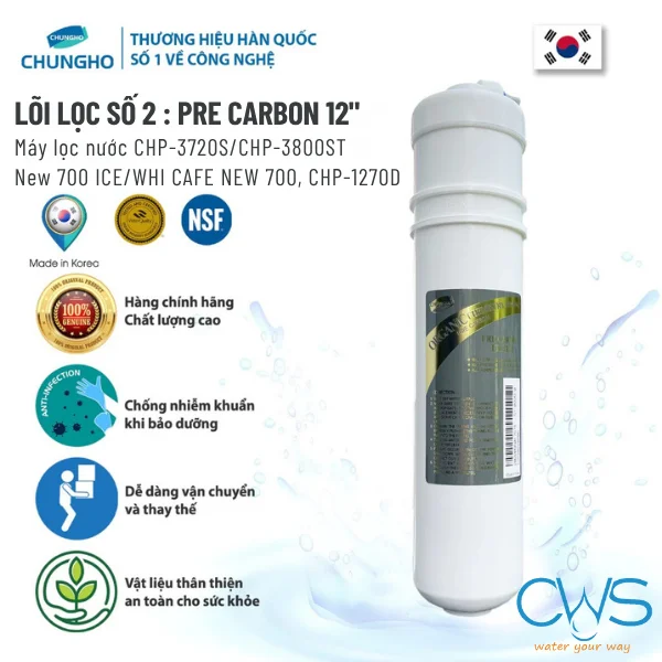 Lõi Premium Carbon 12 Inch Chungho AMBIENT CHP-1270D