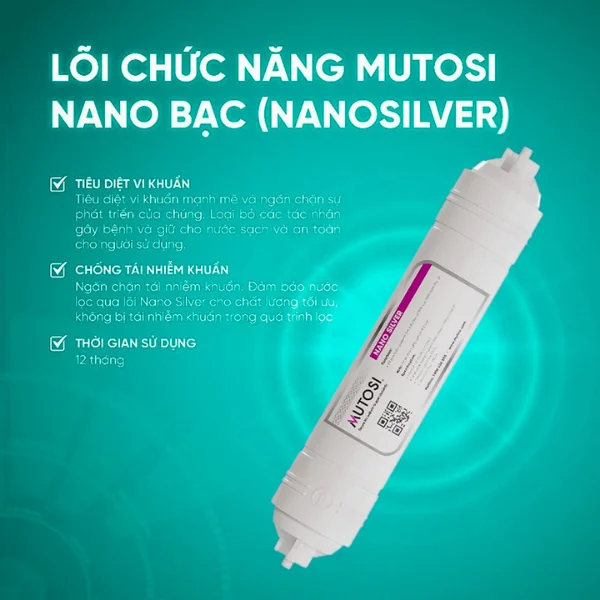 Lõi số 8 hoặc 9 Mutosi - Lõi chức năng Nanosilver