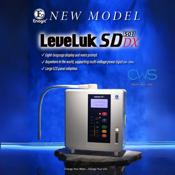 Máy Điện Giải Ion Kiềm Kangen Leveluk SD501DX Thế Hệ Mới