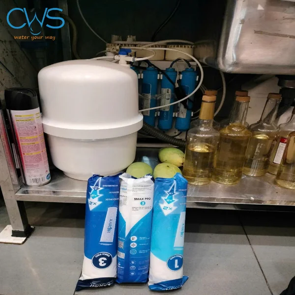 Máy lọc nước bán công nghiệp lắp đặt tại quán cà phê
