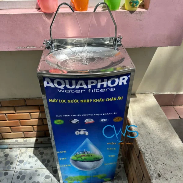 Máy lọc nước bán công nghiệp lắp đặt tại trường học