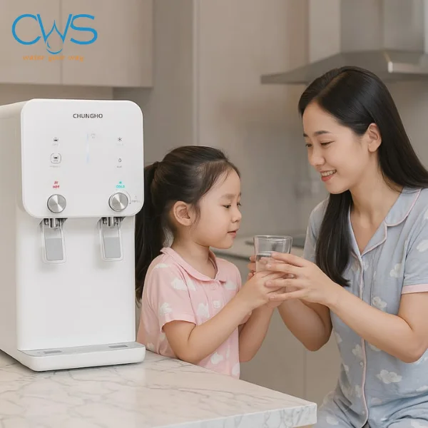 Máy Lọc Nước Chungho Compact 450 cung cấp nước sạch vượt trội cho gia đình