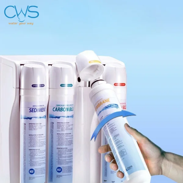 Máy lọc nước Chungho M9 sở hữu thiết kế lõi Quick Change dễ thay thế