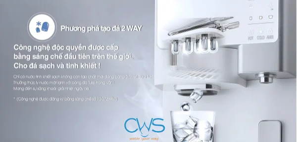 Máy lọc nước Chungho Sanita Ice tích hợp công nghệ làm đá nhanh 2 WAY đọc quyền