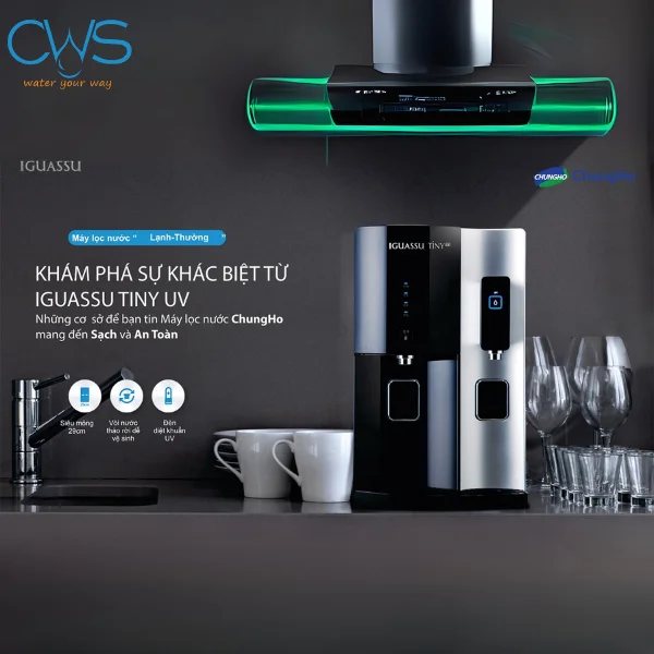 Máy Lọc Nước Chungho Tiny 300 UV CHP-2321D - Khử Trùng Nước Bằng Tia UV