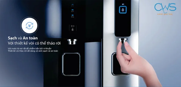 Máy lọc nước Chungho Tiny 300 UV tiện lợi với vòi nước điện tử và chức năng lấy nước định lượng