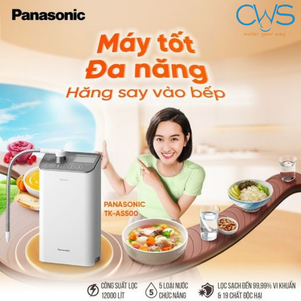 Máy lọc nước ion kiềm Panasonic TK-AS500-ZVN