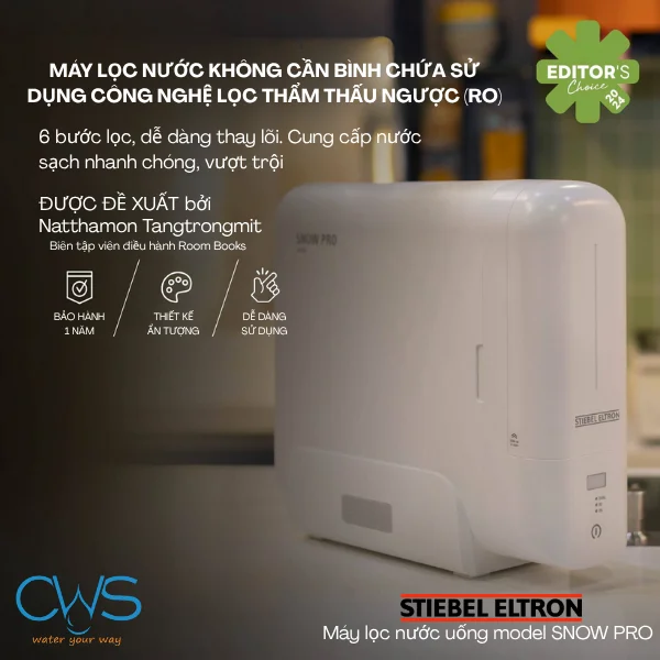 Máy Lọc Nước Stiebel Eltron SNOW PRO Cải Tiến Với Nhiều Tính Năng Vượt Trội