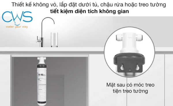 Máy Lọc Nước Thương Mại Chungho FX Series Sở Hữu Thiết Kế Undersink Nhỏ Gọn