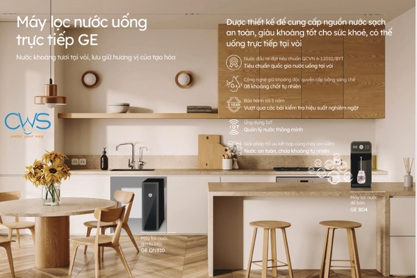 Máy lọc nước uống trực tiếp GE